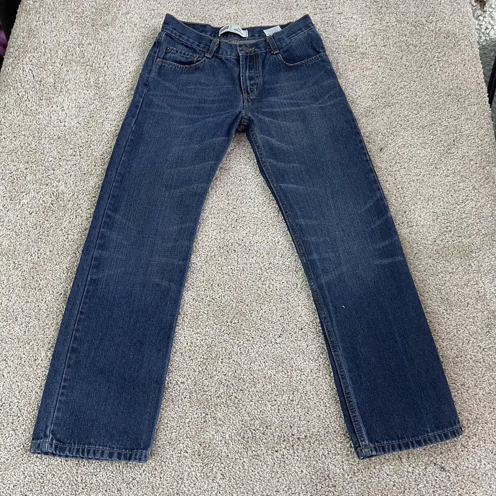 Levis 514 Jeans Boys 16 Regular 28x28 Blue Straight Denim Regular Fit Casual